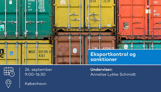 Eksportkontrol og sanktioner